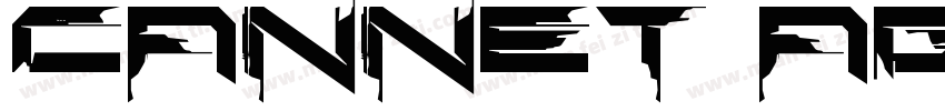 CANNET AGENCY字体转换